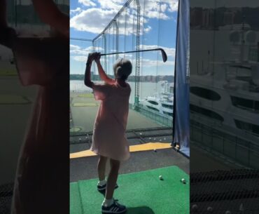 This is your sign to dress up as grannies and go golfing