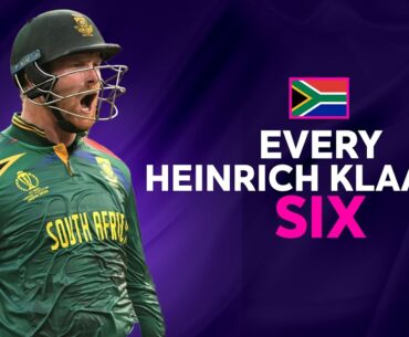 Every Heinrich Klaasen six at Cricket World Cup 2023