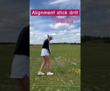 You need this drill!!! #golfer #golfswing #golfdrills #golfgirl #golftips #shorts #shortgame
