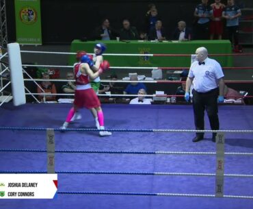 2024 National BG3 Championship: 59kg Joshua Delaney (Enniscorthy) v Cory Connors (Saints)