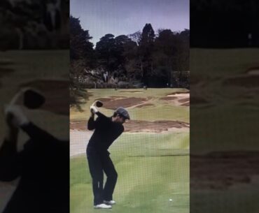 Robert Rock Sunningdale 2023 dtl tee shot. #golf #robertrock #golf