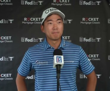 Michael Kim Thursday Flash Interview 2024 Rocket Mortgage Classic