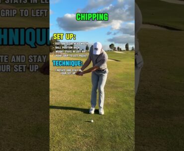 Try this next time you practice chipping #shorts #golf #golftips
