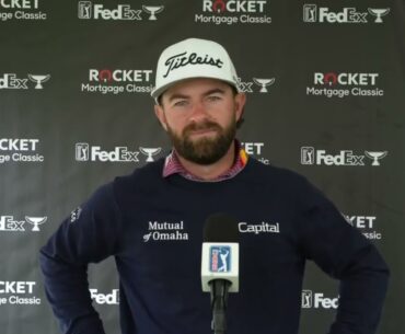 Cameron Young Thursday Flash Interview 2024 Rocket Mortgage Classic