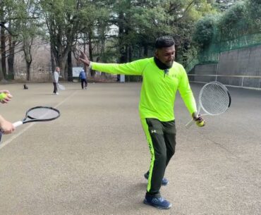 I TAKE A GAME CHANGING FOREHAND LESSON FROM COACH MATT IN JAPAN ON THE WALL!?!?!?