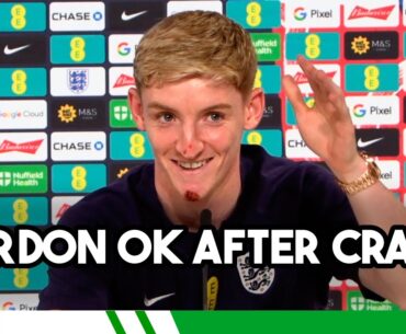 Gordon BATTERED & BRUISED after bike accident at England basecamp