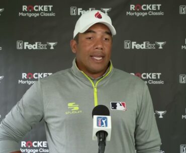 Jhonattan Vegas Friday Flash Interview 2024 Rocket Mortgage Classic © PGA Tour