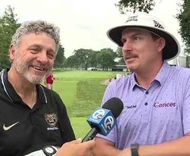 Joel Dahmen and Oakland's Greg Kampe shares laughs, love for Lions at Rocket Mortgage Classic pro-am