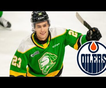 Edmonton Oilers TRADE To Select Sam O'Reilly 32nd Overall