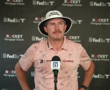 Joel Dahmen Saturday Flash Interview 2024 Rocket Mortgage Classic © PGA Tour