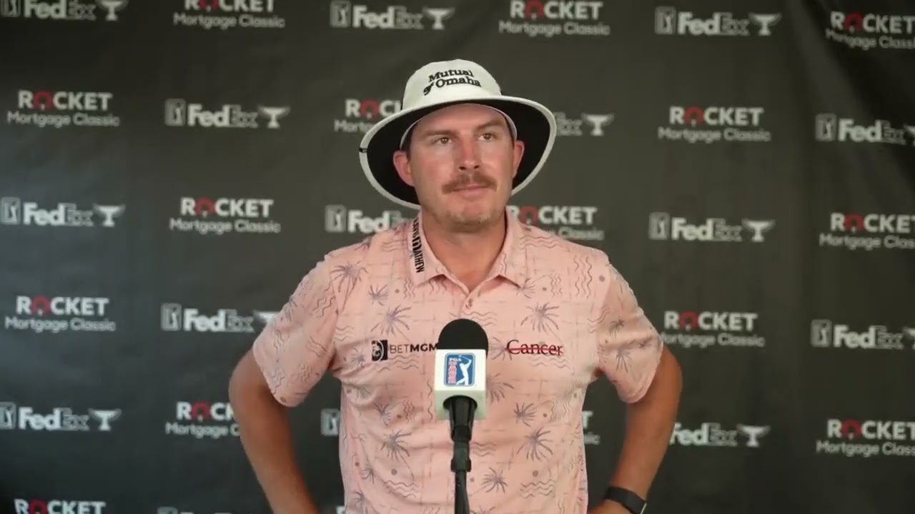 Joel Dahmen Saturday Flash Interview 2024 Rocket Mortgage Classic © PGA Tour Joel Dahmen Saturday Flash Interview 2024 Rocket Mortgage Classic © PGA Tour