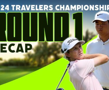 Tom Kim Leads a Thursday Birdie Fest - 2024 Travelers Championship Round 1 | The First Cut Podcast