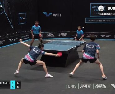 Manush Utpalbhai Shah/Diya ParagChitale vs Kim Woojin/Yoo Siwoo | XD QF | WTT Contender Tunis 2024