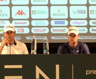 Migliozzi e Manassero - Conferenza Stampa Pre 81° Open d’Italia presented by Regione Emilia-Romagna