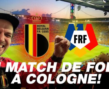 🇧🇪 BELGIQUE vs ROUMANIE | EURO 2024 KÖLN | Une ambiance et un match de folie | VLOG 08