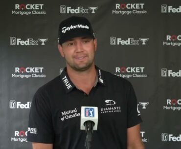 Taylor Montgomery Friday Flash Interview 2024 Rocket Mortgage Classic © PGA Tour
