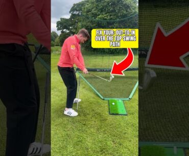 The best OVER THE TOP Swing Path Fix You HAVE NOT USED! #golf #alexelliottgolf #golfball #simplegolf