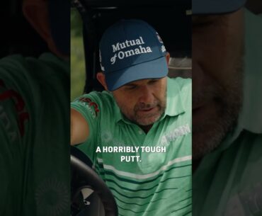 Pádraig Harrington reacts to Rory’s missed putt at the U.S. Open