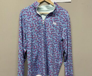 Flower Q-Zip for sale - Size Medium (with a bonus freebie)