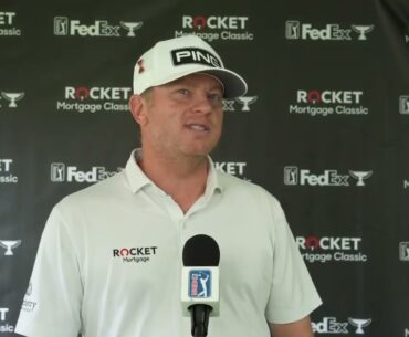 Nate Lashley Thursday Flash Interview 2024 Rocket Mortgage Classic
