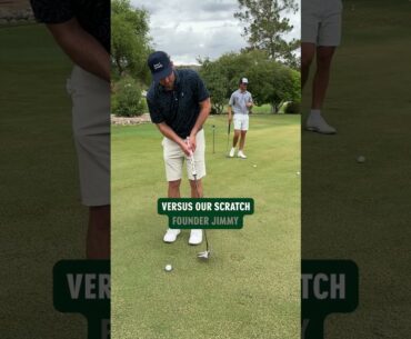 18 Hole Match with Tour Pro Joel Dahmen #golf #golfmatch  #shorts #joeldahmen