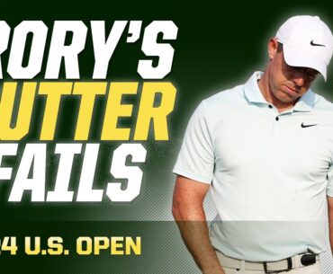 HE MISSED IT! 2 Feet, 6 Inches - Rory McIlroy Falls Short at 2024 U.S. Open | The First Cut Podcast
