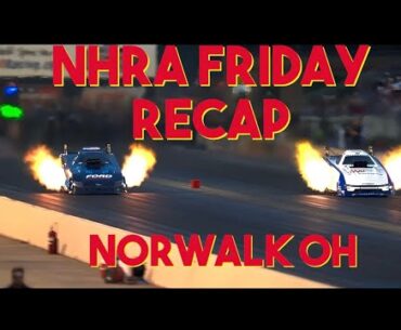 NHRA Friday behind the scenes w/ ​⁠​⁠Clay Millican &   qualifying highlights from Norwalk OH #racer