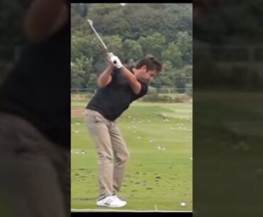 Robert Rock iron swing down the line #robertrock #golfswing