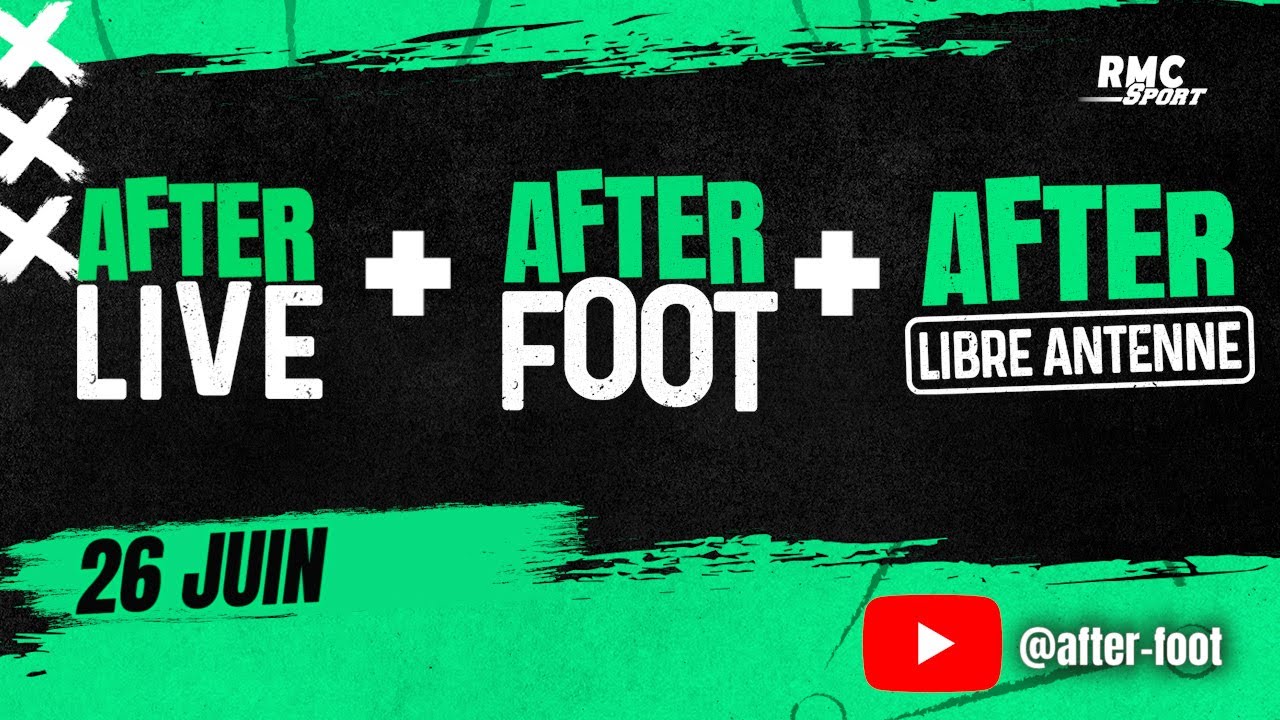 AFTER LIVE avec N.VILAS, AFTER FOOT avec G.BRISBOIS, LIBRE ANTENNE avec T.GIANGRANDE et H.LOUSSAIEF AFTER LIVE avec N.VILAS, AFTER FOOT avec G.BRISBOIS, LIBRE ANTENNE avec T.GIANGRANDE et H.LOUSSAIEF