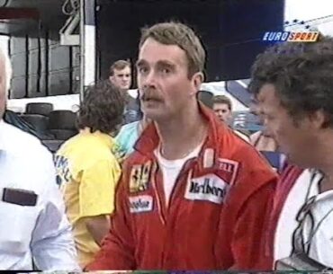 Nigel Mansell being a lunatic at Ferrari