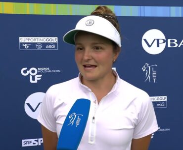 Fatima Fernandez Cano Sunday Flash Interview 2024 Swiss Ladies Open © Ladies European Tour