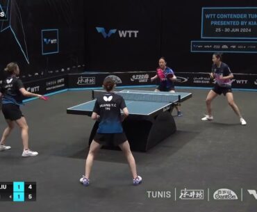 Huang Yu-Chiao/Liu Hsing-Yin vs Yoo Siwoo/Kim Seongjin |  WD QF | WTT Contender Tunis 2024