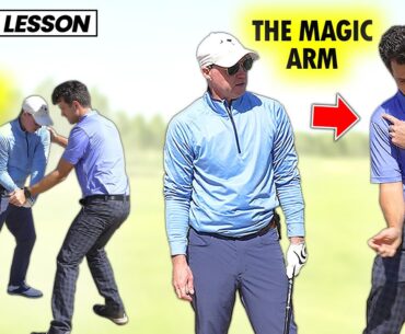 He FINALLY Felt What It's Like to Hit Pro Golf Shots!