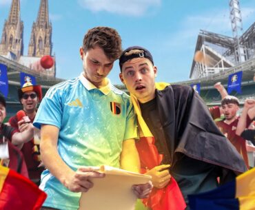 NOS DÉFIS DANS LA FANZONE DES DIABLES ROUGES À L'EURO 2024 !