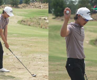 Min Woo Lee's Range Session | 2024 U.S. Open