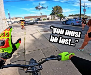RIDING MY SURRON IN LA COMPTON GANG ZONES AND I WILL NEVER GO BACK...