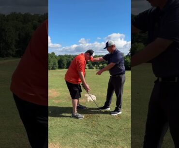 Arm structure details at setup #golf #golfswingcoach #golfswingtips