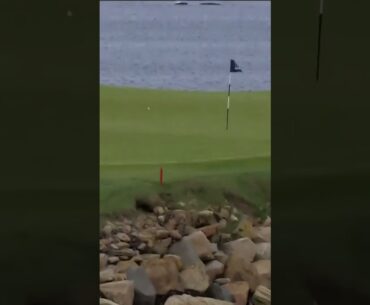 A stunning view and great tee shot from Matt Fitzpatrick at the #dunhilllinks #kingsbarns