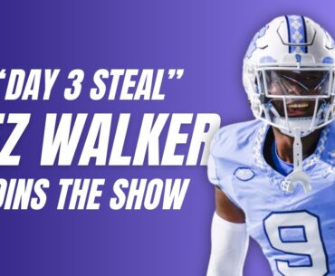 SPEEDSTER WR Tez Walker joins the show | Did the Ravens get a steal?