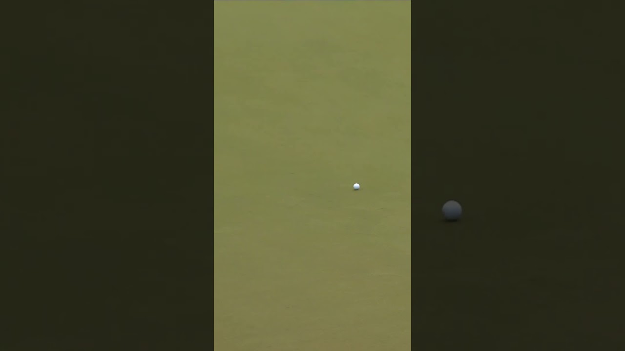 A perfect putt ⛳️ A perfect putt ⛳️