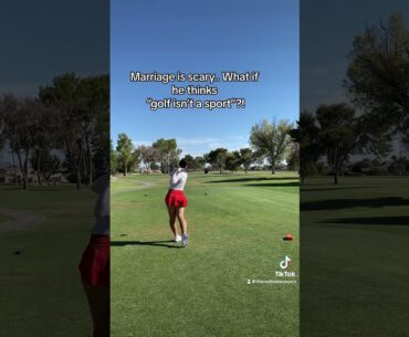Crazy?! #golfbabe #golfgirl #golfingbuddies