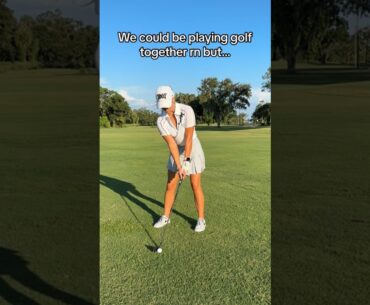 Karma is a b*tch lol 💁🏼‍♀️😂 #golf #golfbabe #golfer #karinhatt #golfing #golfgirls #golferlife