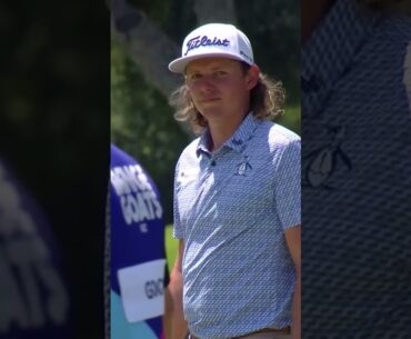 Cam Smith even surprised himself with this putt from long distance 🔥#LIVGolf #shorts
