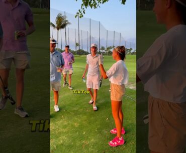 I challenged these guys $100 to hit a golf shot #golf #challenge
