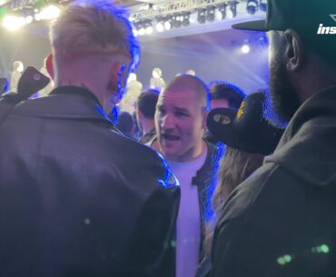 Sean Strickland calls Machine Gun Kelly a "weirdo" to his face