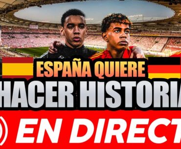 🚨📺 ESPAÑA QUIERE HACER HISTORIA EN ALEMANIA Y ELIMINAR AL ANFITRIÓN DE LA EUROCOPA POR PRIMERA VEZ