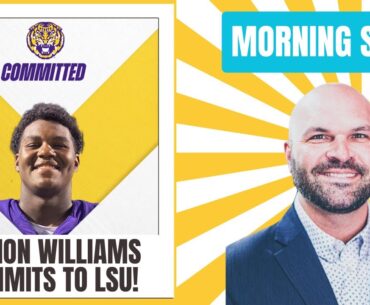 LSU Lands DT Zion Williams! | Tigers Miss On Huge Baseball Target