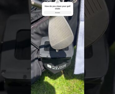 How do you clean your golf clubs? #golf #q&a
