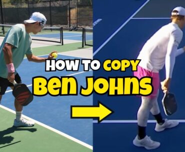 The Ben Johns Serve and Backhand Slice (7.294 DUPR) | Full Analysis & Breakdown