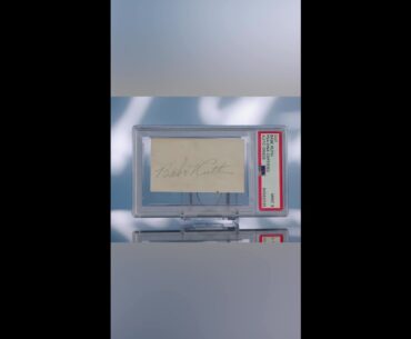 July Pristine Elite - Babe Ruth Signed Cut